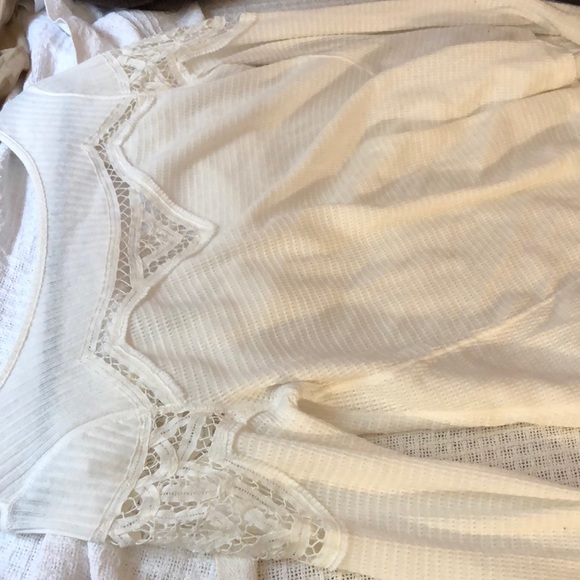 Free People White Long Sleeve - Picture 4 of 4